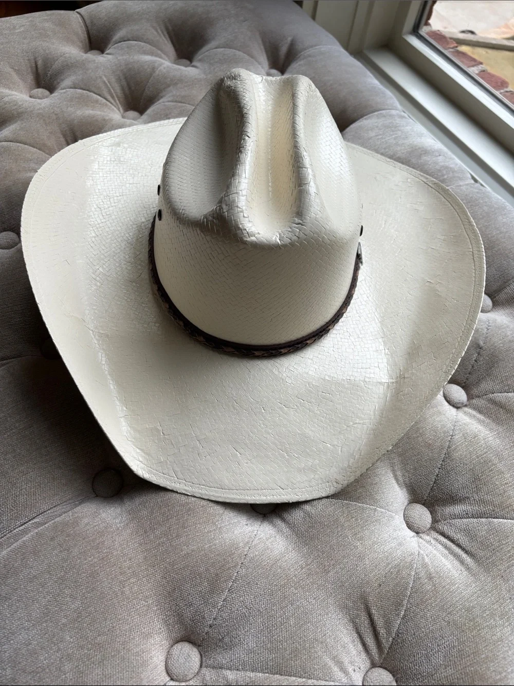 Justin straw 10Xxxxxxxxxx cowboy hat